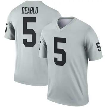 Divine Deablo Las Vegas Raiders Men's Backer T-Shirt - Ash