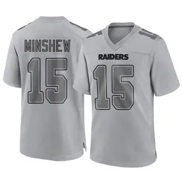 Youth Las Vegas Raiders Gardner Minshew Gray Game Atmosphere Fashion Jersey By Nike