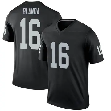 Youth Las Vegas Raiders George Blanda Black Legend Jersey By Nike