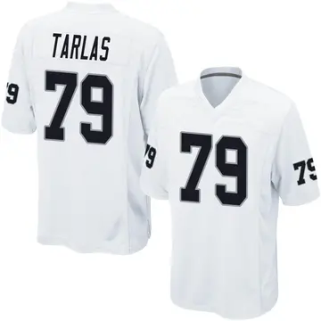 Youth Las Vegas Raiders George Tarlas White Game Jersey By Nike