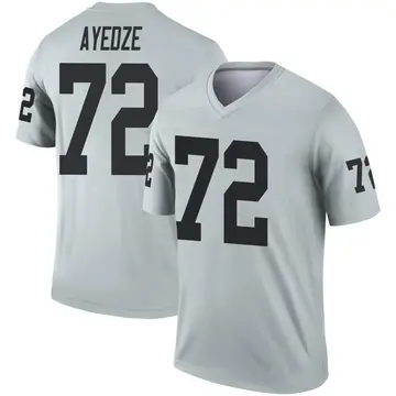 Youth Las Vegas Raiders Gottlieb Ayedze Legend Inverted Silver Jersey By Nike