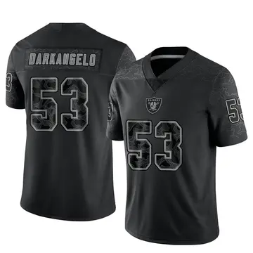 Youth Las Vegas Raiders Isaac Darkangelo Black Limited Reflective Jersey By Nike