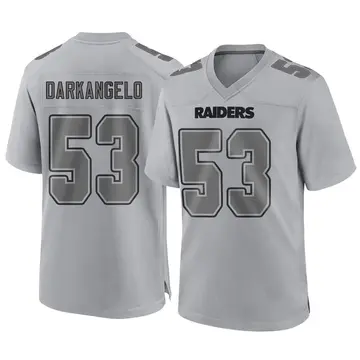 Youth Las Vegas Raiders Isaac Darkangelo Gray Game Atmosphere Fashion Jersey By Nike