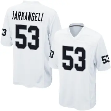 Youth Las Vegas Raiders Isaac Darkangelo White Game Jersey By Nike