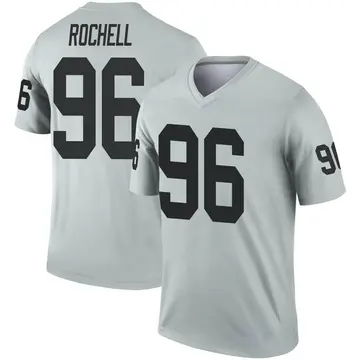 Youth Las Vegas Raiders Isaac Rochell Legend Inverted Silver Jersey By Nike