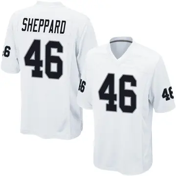 Youth Las Vegas Raiders Ja'Quan Sheppard White Game Jersey By Nike