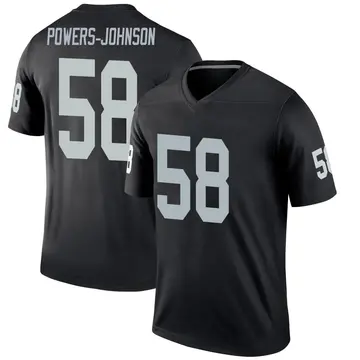 Youth Las Vegas Raiders Jackson Powers-Johnson Black Legend Jersey By Nike