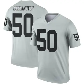 Youth Las Vegas Raiders Jacob Bobenmoyer Legend Inverted Silver Jersey By Nike