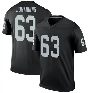 Youth Las Vegas Raiders Jake Johanning Black Legend Jersey By Nike