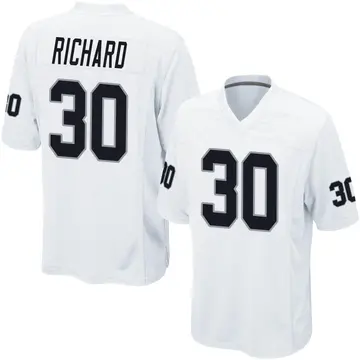 Youth Las Vegas Raiders Jalen Richard White Game Jersey By Nike