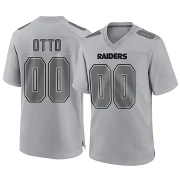 Youth Las Vegas Raiders Jim Otto Gray Game Atmosphere Fashion Jersey By Nike