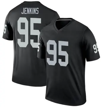 Youth Las Vegas Raiders John Jenkins Black Legend Jersey By Nike