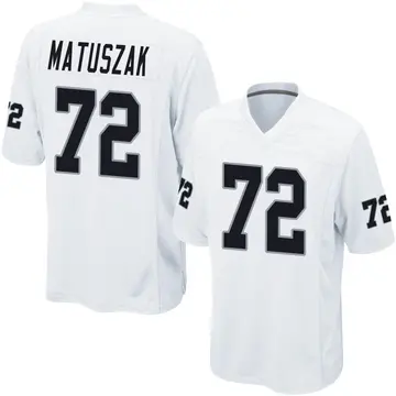 Youth Las Vegas Raiders John Matuszak White Game Jersey By Nike