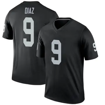 Youth Las Vegas Raiders Julian Diaz Black Legend Jersey By Nike