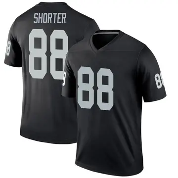 Youth Las Vegas Raiders Justin Shorter Black Legend Jersey By Nike