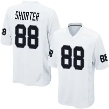 Youth Las Vegas Raiders Justin Shorter White Game Jersey By Nike