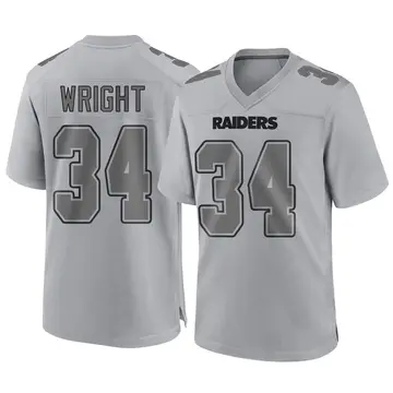 Youth Las Vegas Raiders K.J. Wright Gray Game Atmosphere Fashion Jersey By Nike