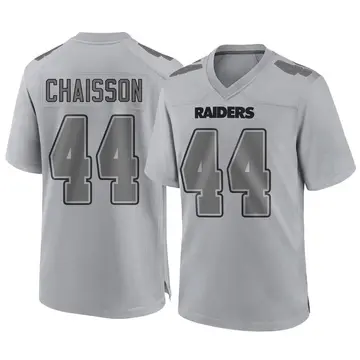 Youth Las Vegas Raiders K'Lavon Chaisson Gray Game Atmosphere Fashion Jersey By Nike