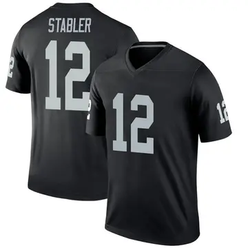 Youth Las Vegas Raiders Ken Stabler Black Legend Jersey By Nike