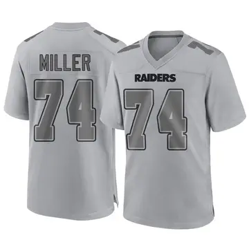 Men's Las Vegas Raiders Kolton Miller Nike Black Game Player Jersey