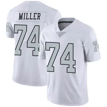 Kolton Miller Las Vegas Raiders Men's Name & Number Logo T-Shirt - Ash
