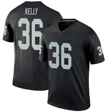 Youth Las Vegas Raiders Kyu Blu Kelly Black Legend Jersey By Nike