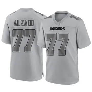 Youth Las Vegas Raiders Lyle Alzado Gray Game Atmosphere Fashion Jersey By Nike