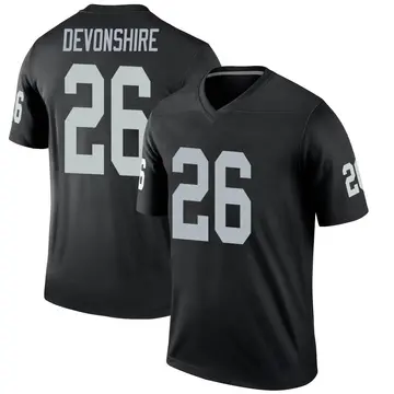 Youth Las Vegas Raiders M.J. Devonshire Black Legend Jersey By Nike