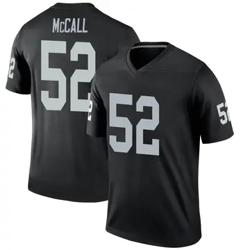 Youth Las Vegas Raiders Marquan McCall Black Legend Jersey By Nike