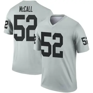 Youth Las Vegas Raiders Marquan McCall Legend Inverted Silver Jersey By Nike