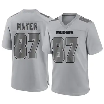 Youth Las Vegas Raiders Michael Mayer Gray Game Atmosphere Fashion Jersey By Nike