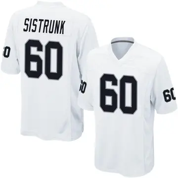 Youth Las Vegas Raiders Otis Sistrunk White Game Jersey By Nike