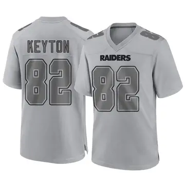 Youth Las Vegas Raiders Ramel Keyton Gray Game Atmosphere Fashion Jersey By Nike