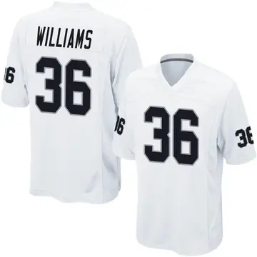 Youth Las Vegas Raiders Rayshad Williams White Game Jersey By Nike