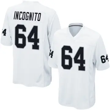 Youth Las Vegas Raiders Richie Incognito White Game Jersey By Nike