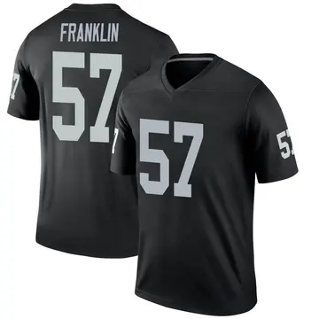 Youth Las Vegas Raiders TJ Franklin Black Legend Jersey By Nike