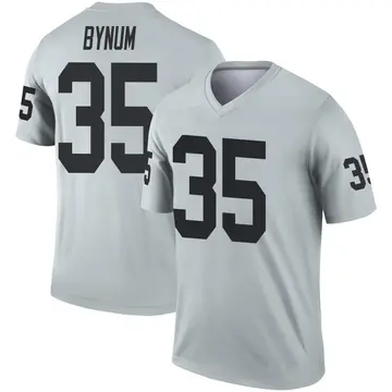 Youth Las Vegas Raiders Terrell Bynum Legend Inverted Silver Jersey By Nike