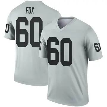 Youth Las Vegas Raiders Tomari Fox Legend Inverted Silver Jersey By Nike