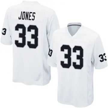 Youth Las Vegas Raiders Tyreque Jones White Game Jersey By Nike