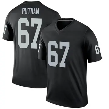 Youth Las Vegas Raiders Will Putnam Black Legend Jersey By Nike