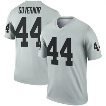 Youth Las Vegas Raiders Woo Governor Legend Inverted Silver Jersey By Nike