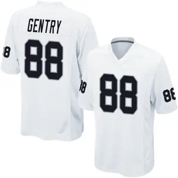 Youth Las Vegas Raiders Zach Gentry White Game Jersey By Nike